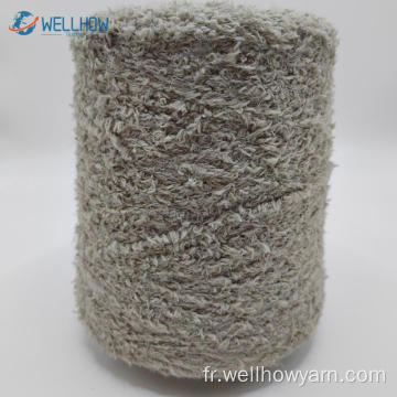 Popular Quality 1 / 5NM 100% Polyester Half Velvet Yarn